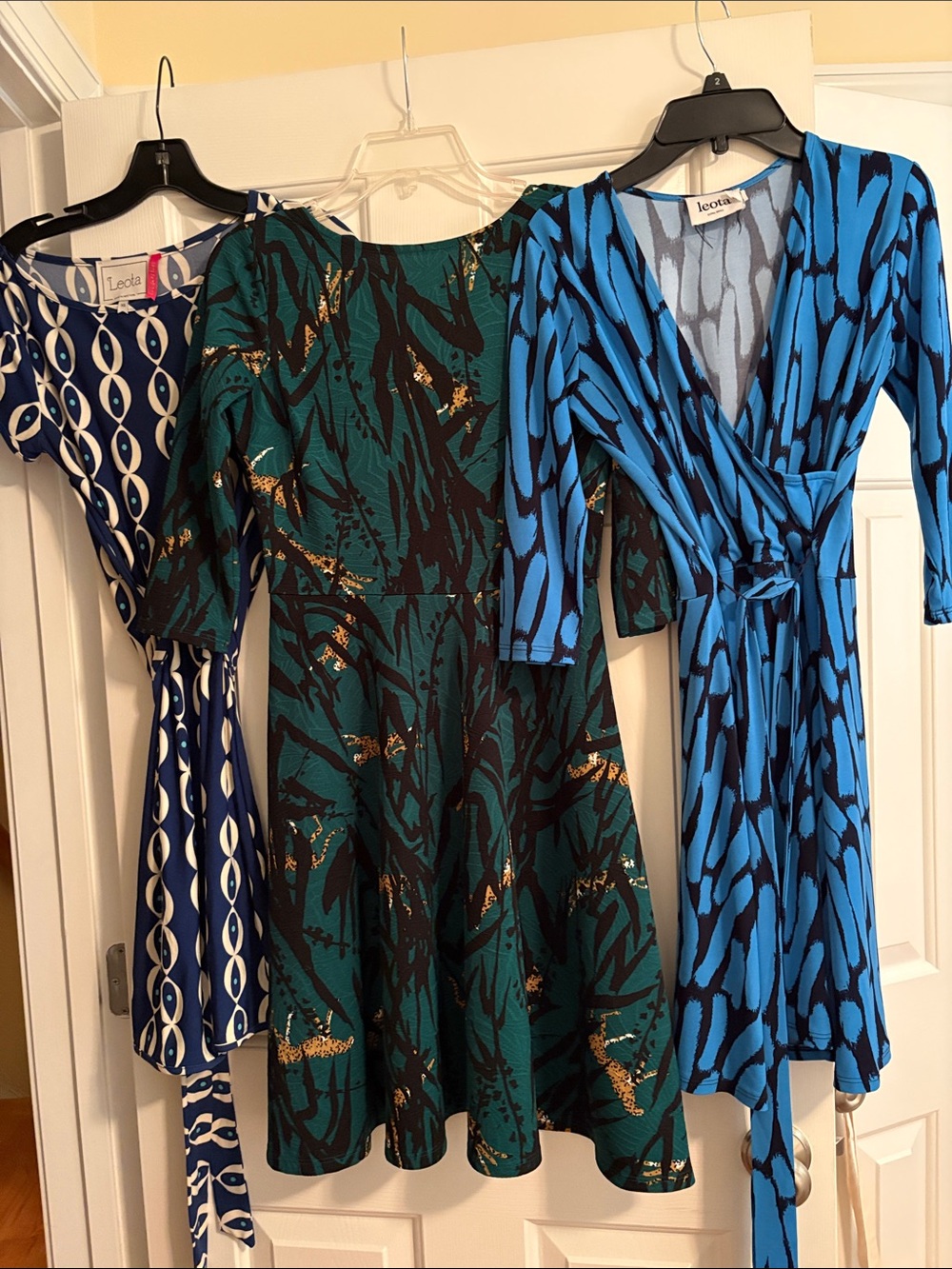 3 Leota Dresses